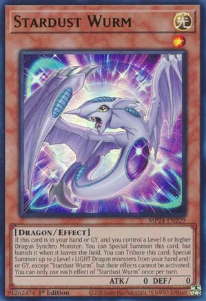 Stardust Wurm (MP24-EN229) - 25th Anniversary Tin: Dueling Mirrors 1st Edition-1