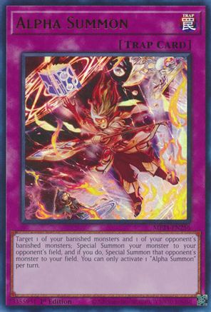 Alpha Summon (MP24-EN256) - 25th Anniversary Tin: Dueling Mirrors 1st Edition-1