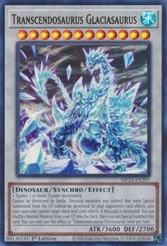 Transcendosaurus Glaciasaurus (MP24-EN297) - 25th Anniversary Tin: Dueling Mirrors 1st Edition-1