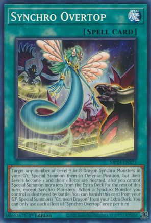 Synchro Overtop (MP24-EN371) - 25th Anniversary Tin: Dueling Mirrors 1st Edition-1