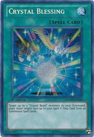 Crystal Blessing (RYMP-EN050) - Ra Yellow Mega Pack Unlimited-1