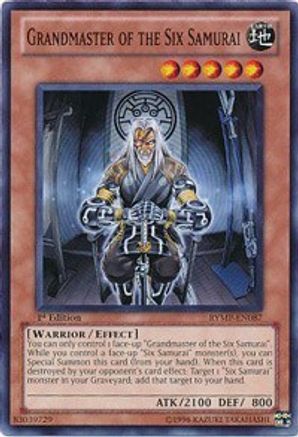 Grandmaster of the Six Samurai (RYMP-EN087) - Ra Yellow Mega Pack 1st Edition