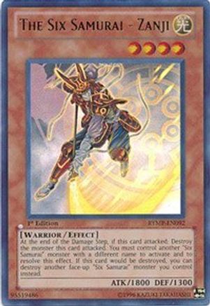 The Six Samurai - Zanji (RYMP-EN092) - Ra Yellow Mega Pack 1st Edition-1