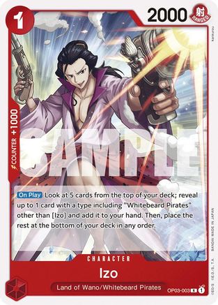 Izo (OP03-003) - Starter Deck 15: RED Edward.Newgate-1