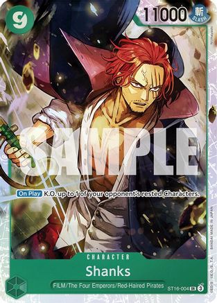 Shanks (ST16-004) - Starter Deck 16: GREEN Uta Foil-1