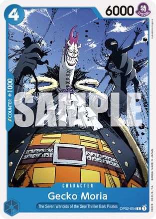 Gecko Moria (OP02-054) (OP02-054) - Starter Deck 17: BLUE Donquixote Doflamingo-1