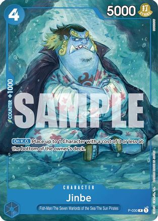 Jinbe (P-030) - Starter Deck 17: BLUE Donquixote Doflamingo-1