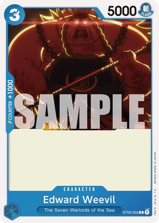 Edward Weevil (ST03-002) - Starter Deck 17: BLUE Donquixote Doflamingo-1