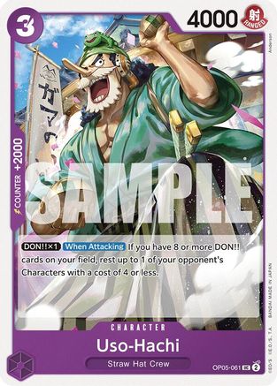 Uso-Hachi (OP05-061) (OP05-061) - Starter Deck 18: PURPLE Monkey.D.Luffy-1