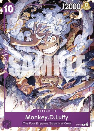 Monkey.D.Luffy (P-041) (P-041) - Starter Deck 18: PURPLE Monkey.D.Luffy-1
