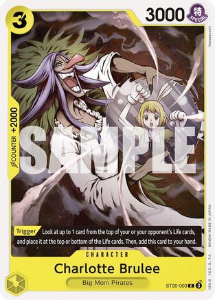 Charlotte Brulee (ST20-003) - Starter Deck 20: YELLOW Charlotte Katakuri-1