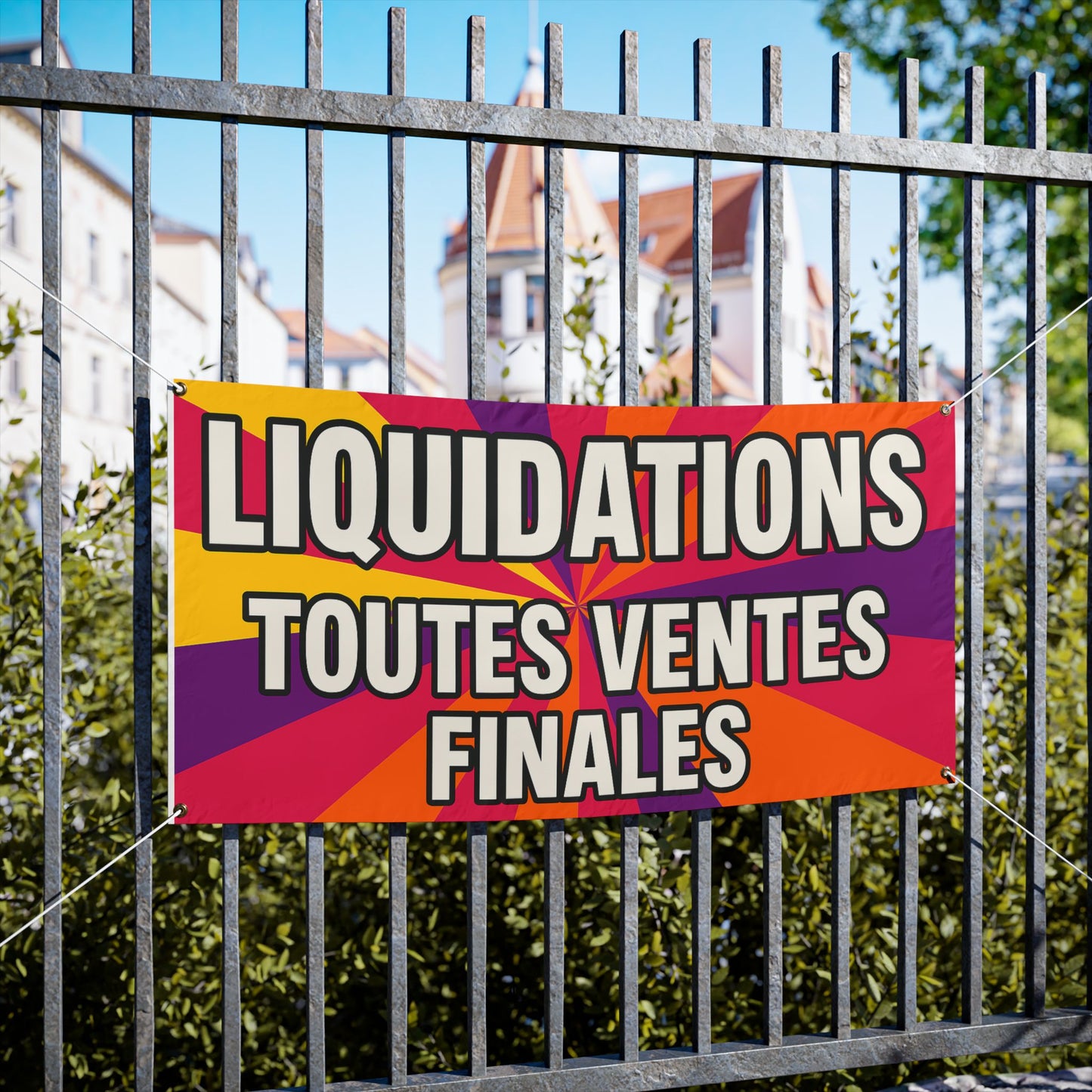 Bold Liquidation Vinyl Banner