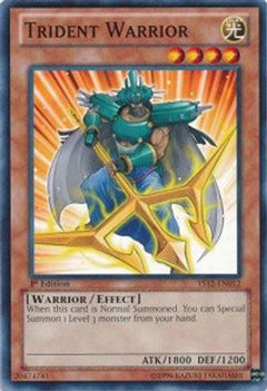 Trident Warrior (YS12-EN012) - Starter Deck: Xyz Symphony 1st Edition-1