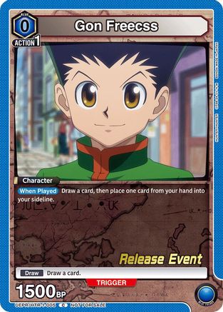 Gon Freecss (005) (UEPR/HTR-1-005) - UE02BT HUNTER X HUNTER Release Event Cards-1