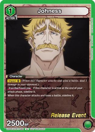 Johness (UEPR/HTR-1-080) - UE02BT HUNTER X HUNTER Release Event Cards-1