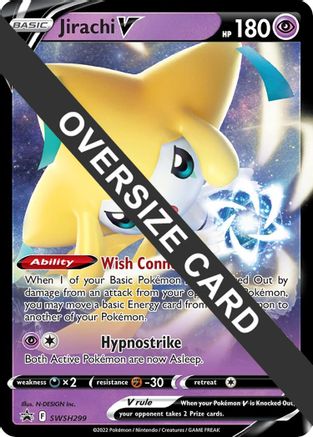 Jirachi V - 299 SWSH299 - Jumbo Cards-1