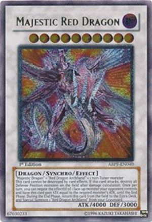Majestic Red Dragon (UTR) (ABPF-EN040) - Absolute Powerforce 1st Edition-1