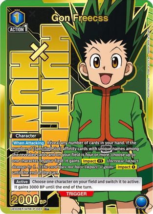 Gon Freecss (001) (R*) (UE02BT/HTR-P-001) - UE02BT HUNTER X HUNTER Foil-1