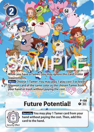 Future Potential! (25th Anniversary Digimon Adventure) (P-156) - Digimon Promotion Cards Foil-1