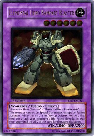 Elemental Hero Rampart Blaster (UTR) (EEN-EN033) - Elemental Energy 1st Edition-1