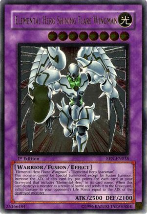 Elemental Hero Shining Flare Wingman (UTR) (EEN-EN036) - Elemental Energy Unlimited-1