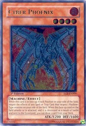 Cyber Phoenix (UTR) (EOJ-EN009) - Enemy of Justice 1st Edition-1