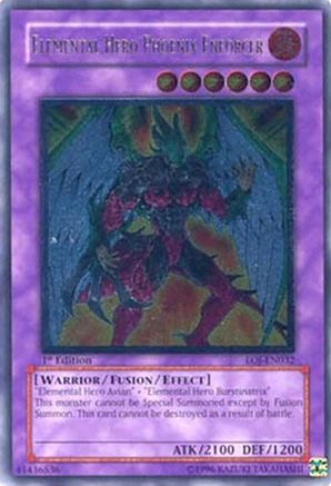 Elemental Hero Phoenix Enforcer (UTR) (EOJ-EN032) - Enemy of Justice 1st Edition-1