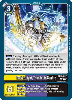 Dark to Light, Thunder to Gunfire (BT18-097) - Release Special Booster 2.0-1