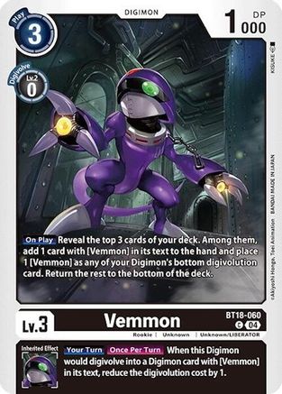 Vemmon (BT18-060) - Release Special Booster 2.0-1