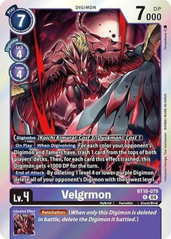 Velgrmon (BT18-079) - Release Special Booster 2.0 Foil-1