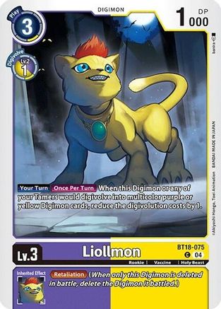 Liollmon (BT18-075) - Release Special Booster 2.0-1