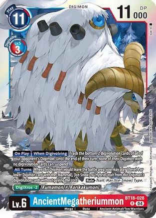 AncientMegatheriummon (BT18-028) - Release Special Booster 2.0 Foil-1