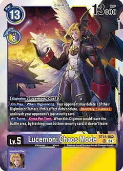 Lucemon: Chaos Mode (BT18-082) - Release Special Booster 2.0 Foil-1