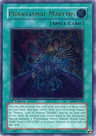 Phantasmal Martyrs (UTR) (SOI-EN041) - Shadow of Infinity 1st Edition-1