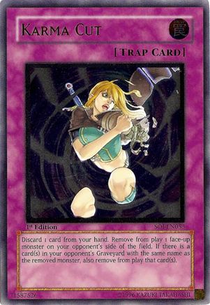 Karma Cut (UTR) (SOI-EN053) - Shadow of Infinity 1st Edition-1