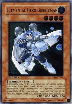Elemental Hero Bubbleman (UTR) (CRV-EN014) - Cybernetic Revolution 1st Edition-1