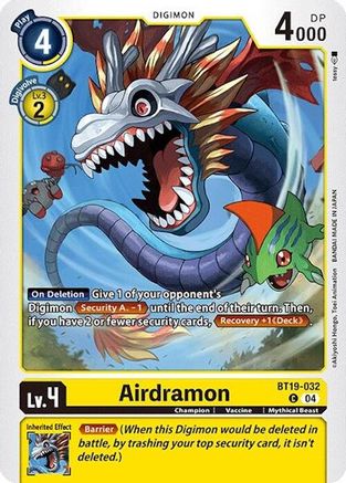 Airdramon (BT19-032) - Release Special Booster 2.0-1