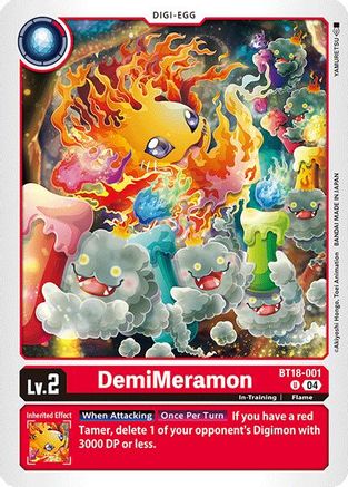 DemiMeramon - BT18-001 (BT18-001) - Release Special Booster 2.0-1