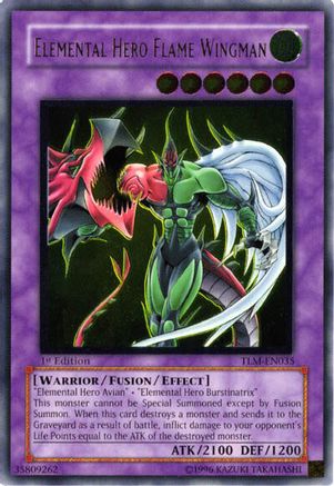 Elemental HERO Flame Wingman (UTR) (TLM-EN035) - The Lost Millennium Unlimited-1