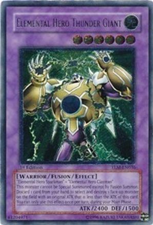 Elemental Hero Thunder Giant (UTR) (TLM-EN036) - The Lost Millennium Unlimited-1