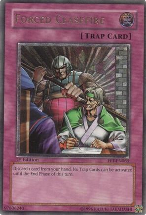 Forced Ceasefire (UTR) (FET-EN060) - Flaming Eternity 1st Edition-1