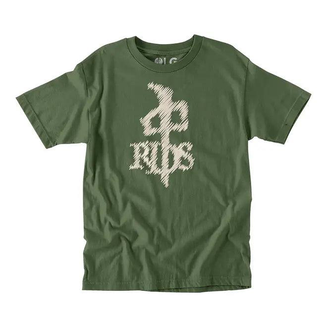 Red Dragon 'Strung Along OG' Tee - Military Green-1