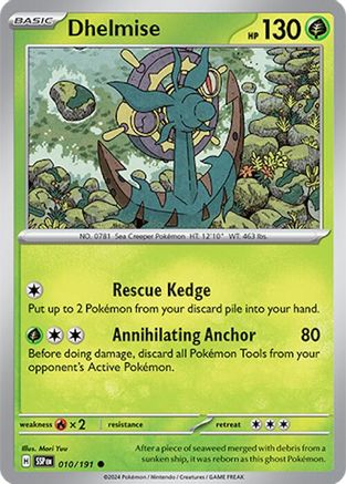 Dhelmise 10 - SV08 Surging Sparks Reverse Holofoil-1
