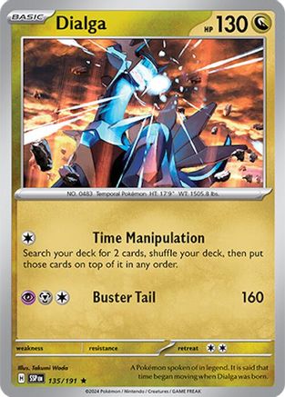 Dialga 135 - SV08 Surging Sparks Holofoil-1