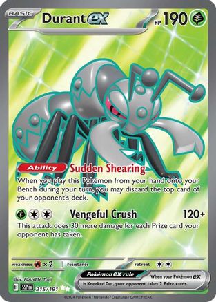 Durant ex - 215/191 215 - SV08 Surging Sparks Holofoil-1