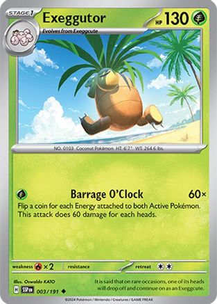 Exeggutor 3 - SV08 Surging Sparks Reverse Holofoil-1