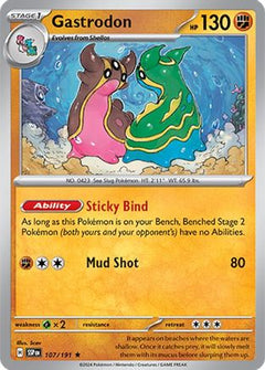 Gastrodon 107 - SV08 Surging Sparks Reverse Holofoil-1