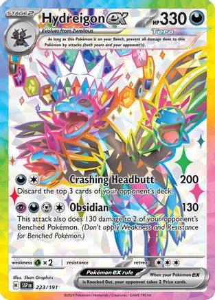 Hydreigon ex - 223/191 223 - SV08 Surging Sparks Holofoil-1