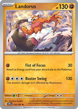 Landorus 110 - SV08 Surging Sparks Reverse Holofoil-1