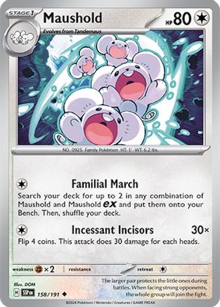 Maushold 158 - SV08 Surging Sparks Reverse Holofoil-1